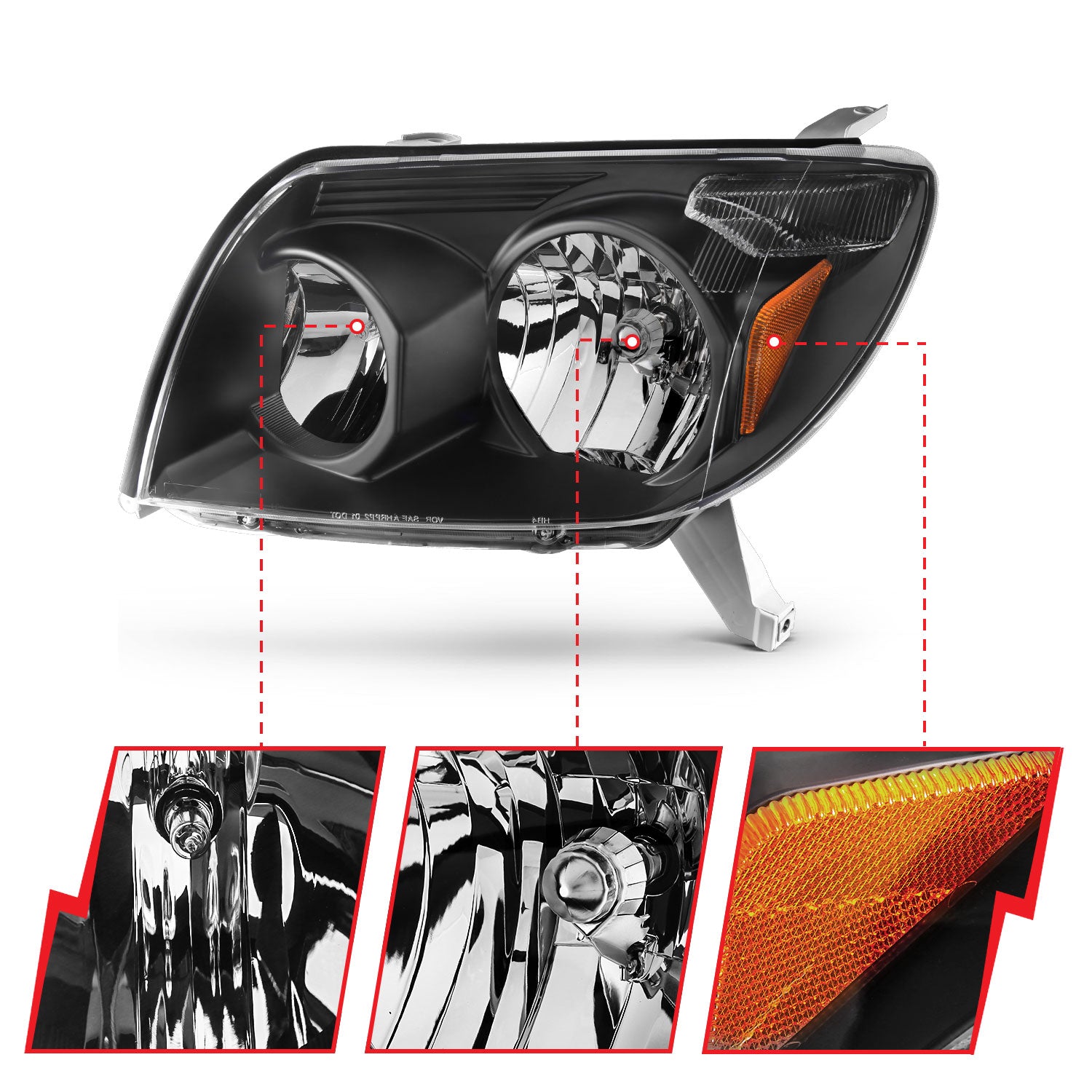 ANZO USA Crystal Headlights by ANZO USA