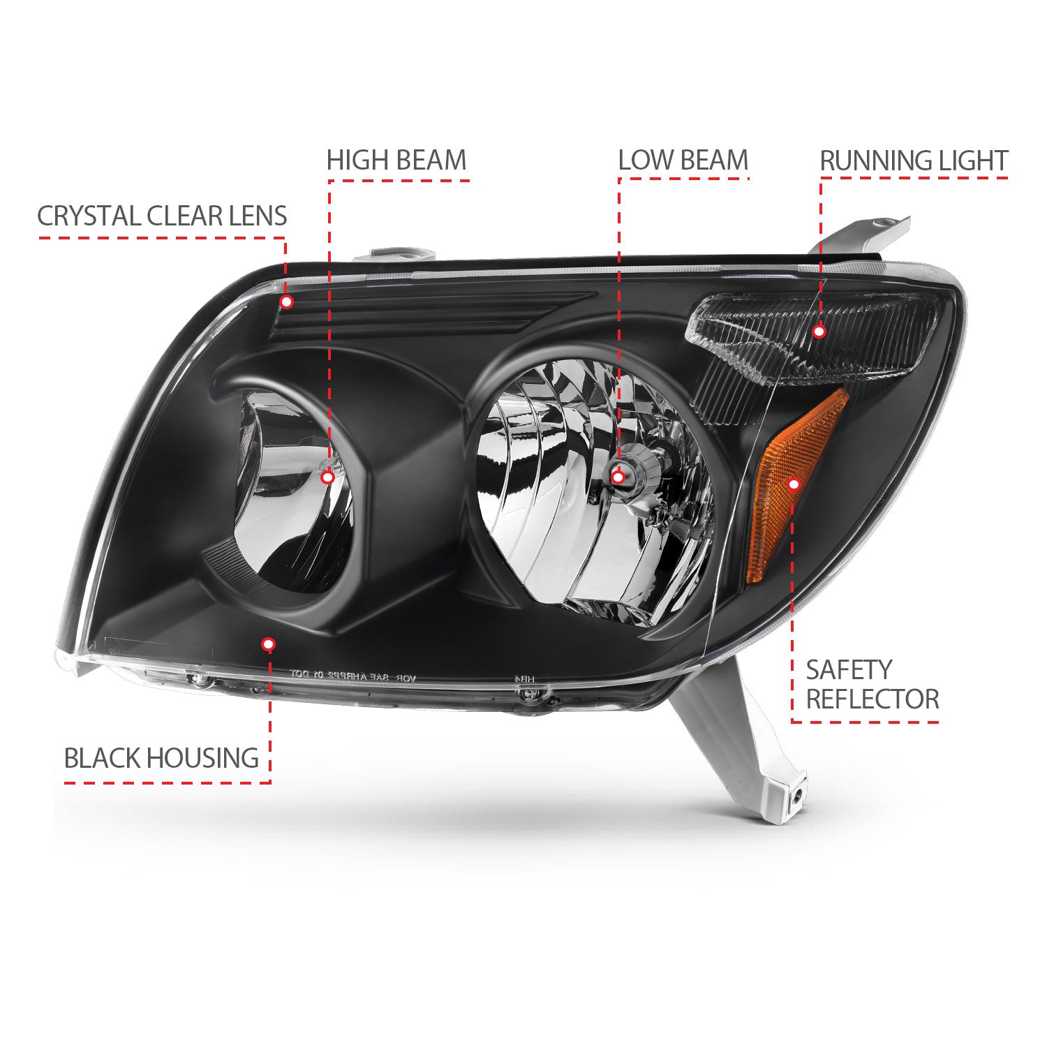 ANZO USA Crystal Headlights by ANZO USA