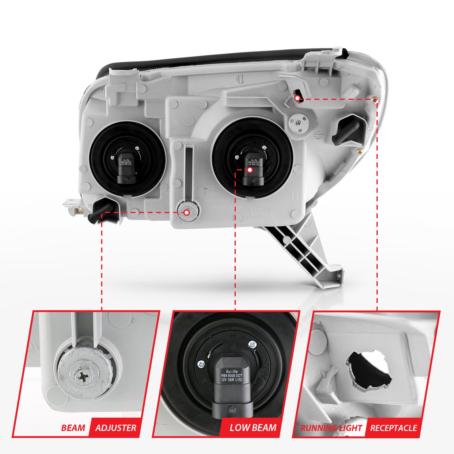 ANZO USA Crystal Headlights by ANZO USA