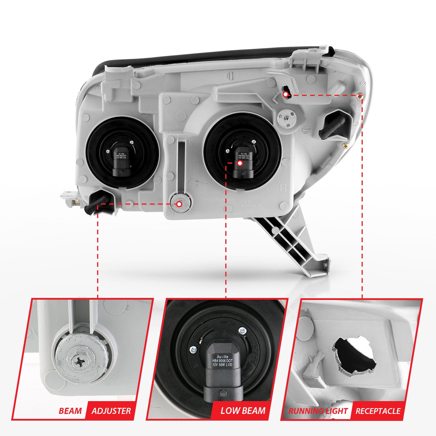ANZO USA Crystal Headlights by ANZO USA
