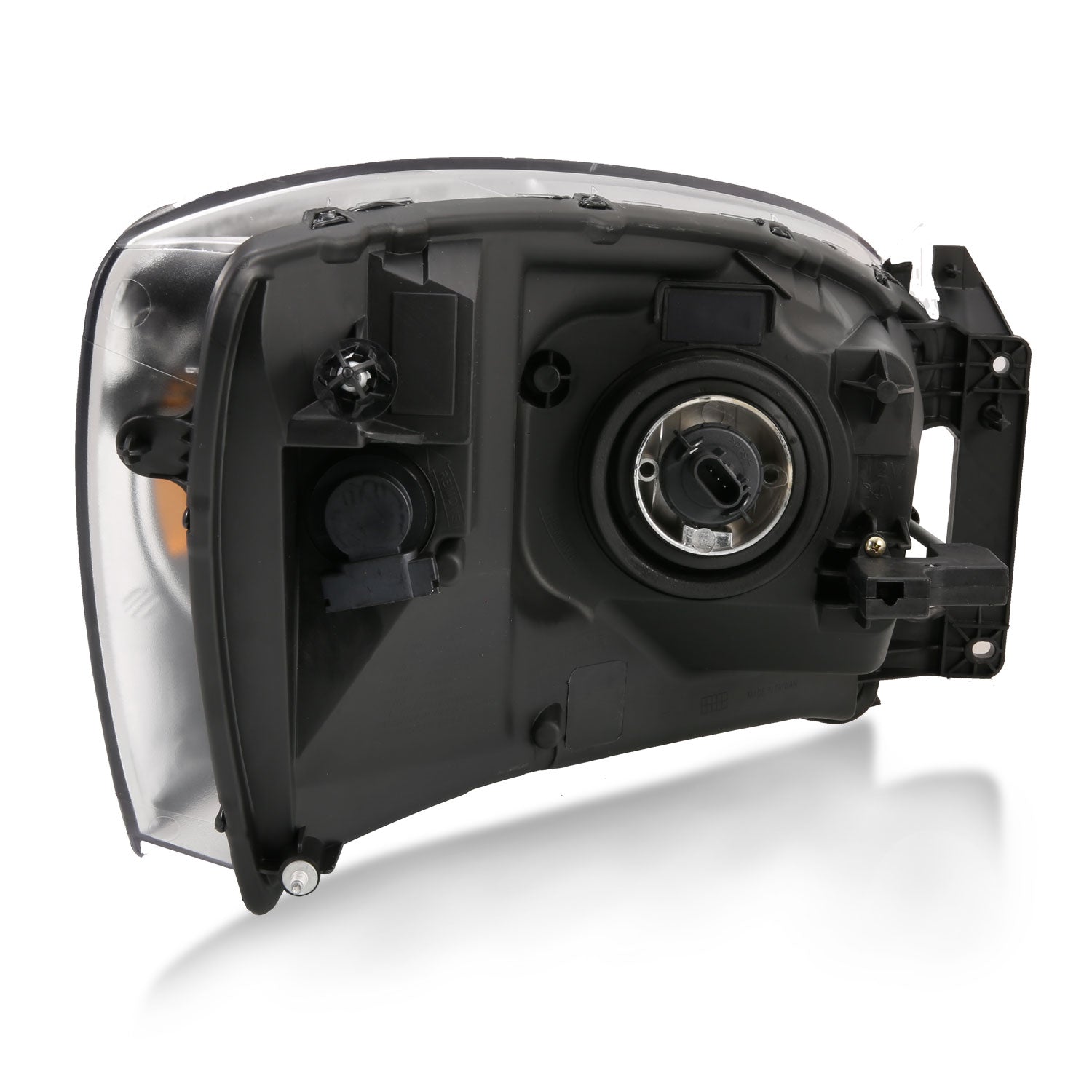 Crystal Headlight Black Amber by ANZO USA