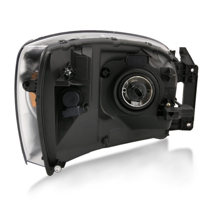 Crystal Headlight Black Amber by ANZO USA