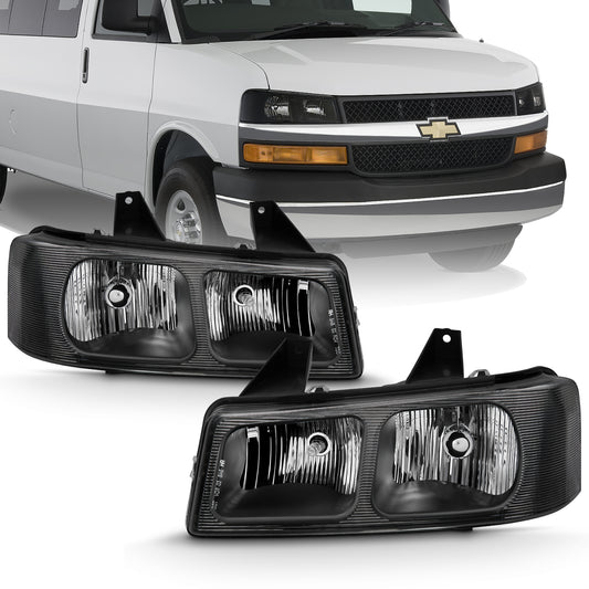 Crystal Headlight Black by ANZO USA