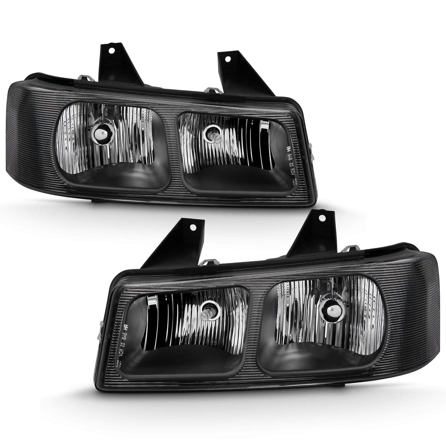 Crystal Headlight Black by ANZO USA