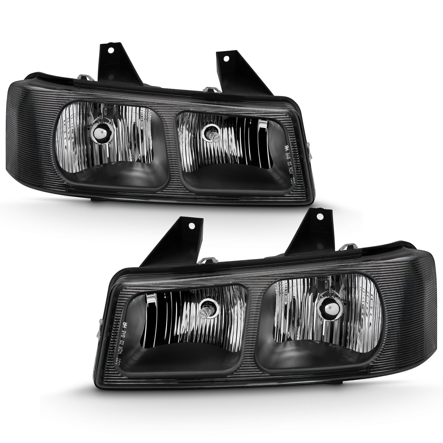 Crystal Headlight Black by ANZO USA