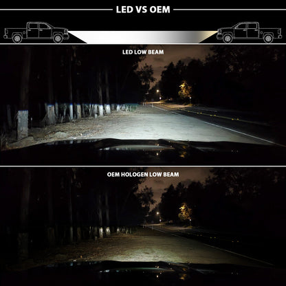 LED Crystal Headlights by ANZO USA