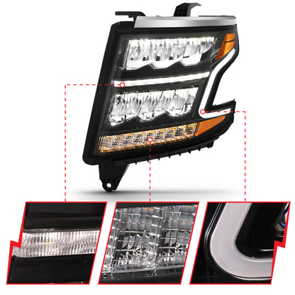 LED Crystal Headlights by ANZO USA