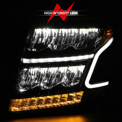 LED Crystal Headlights by ANZO USA