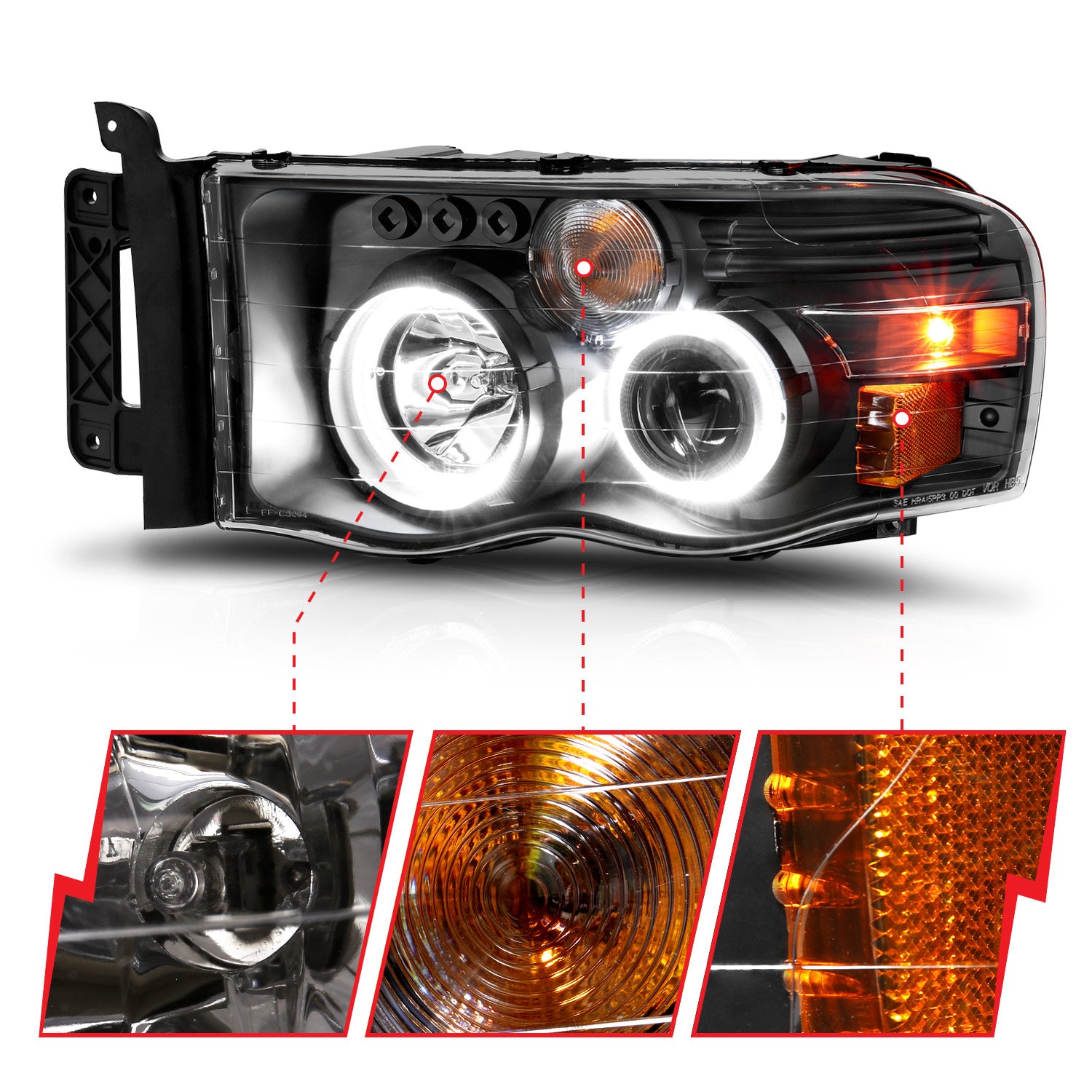 Projector Headlight by ANZO USA