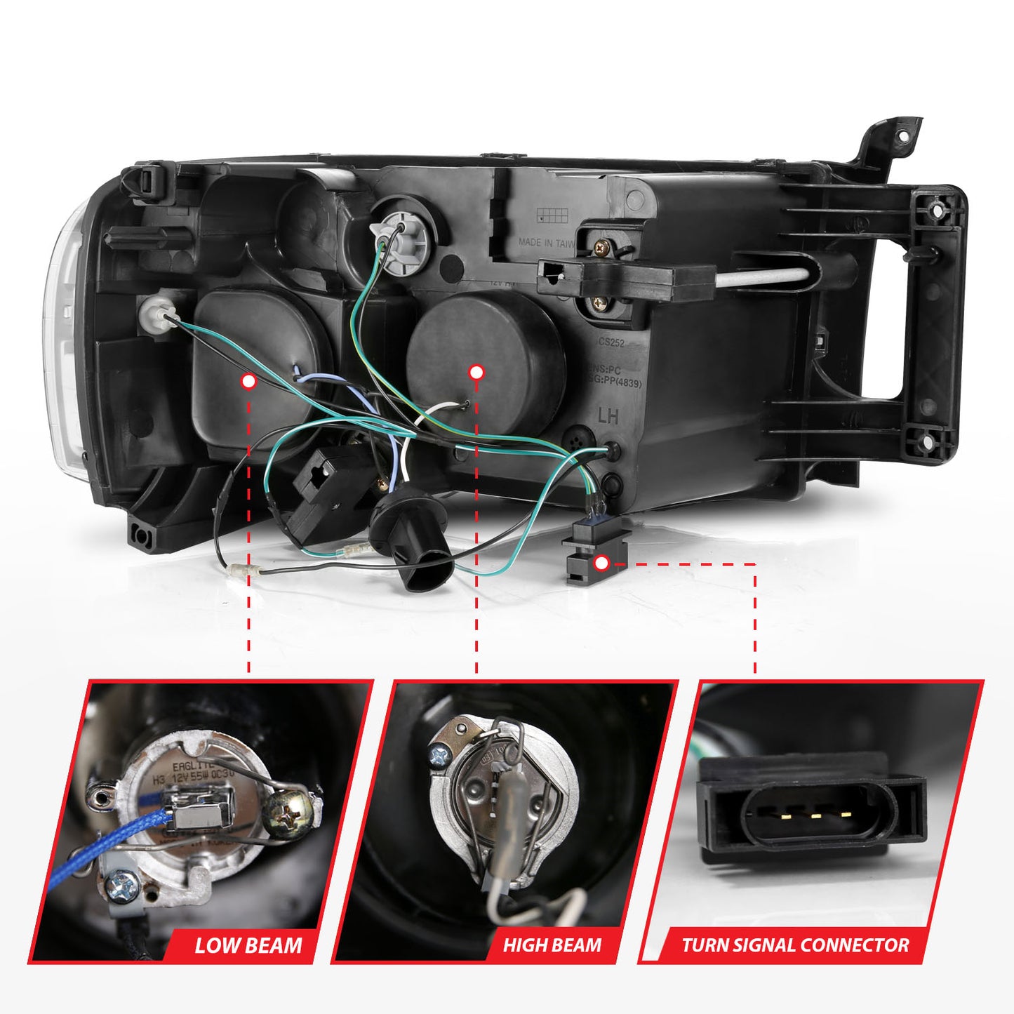 Projector Headlight by ANZO USA