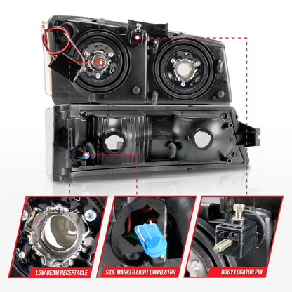 Headlight Assembly by ANZO USA