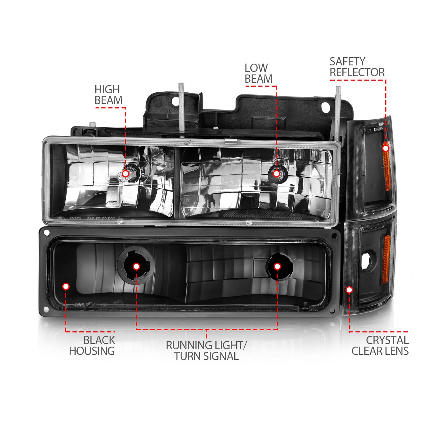 Headlight Assembly by ANZO USA