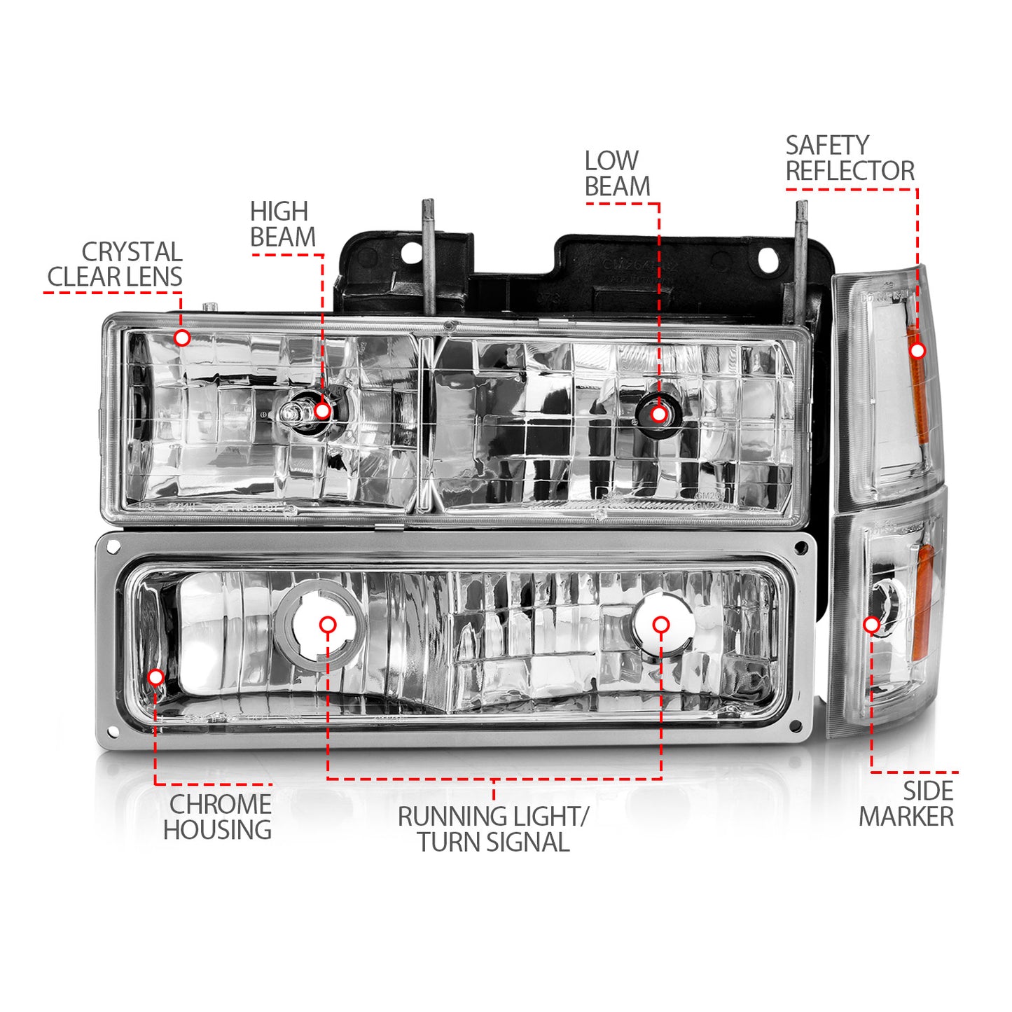Headlight Assembly by ANZO USA