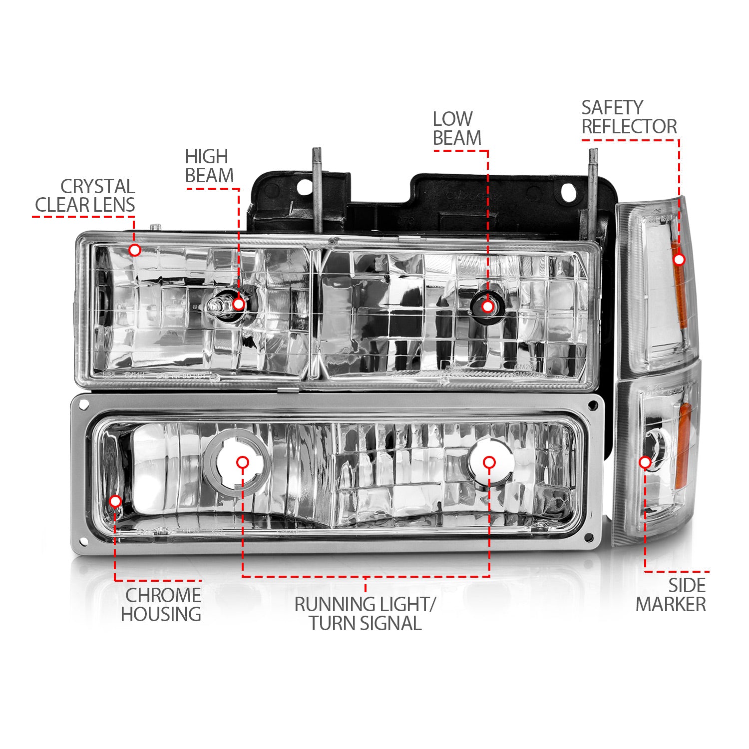 Headlight Assembly by ANZO USA