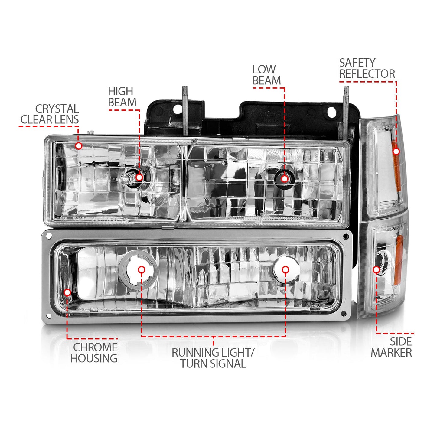 Headlight Assembly by ANZO USA