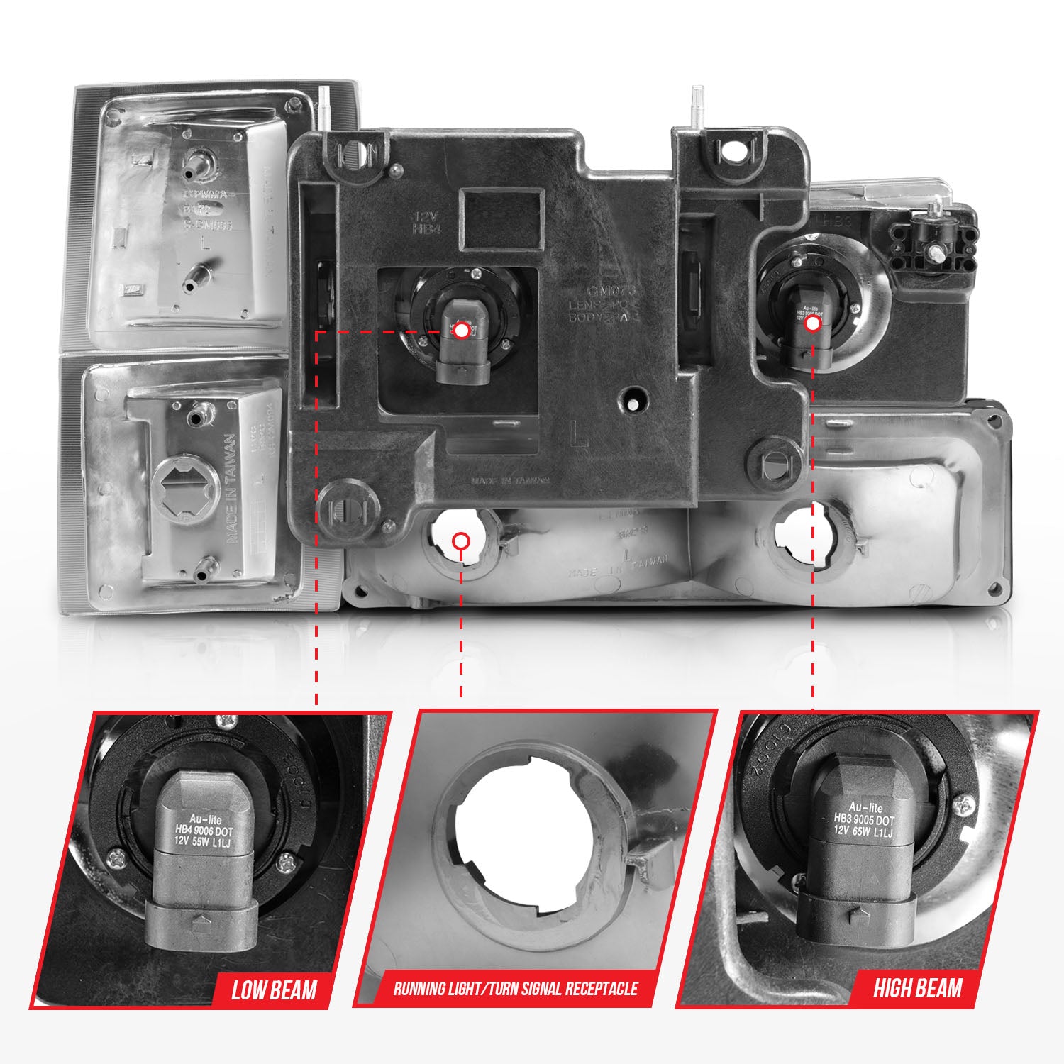 Headlight Assembly by ANZO USA