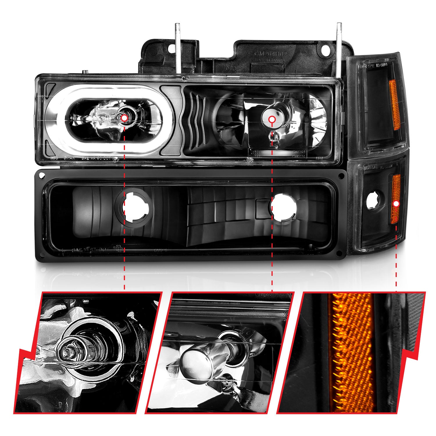 Headlight Assembly by ANZO USA