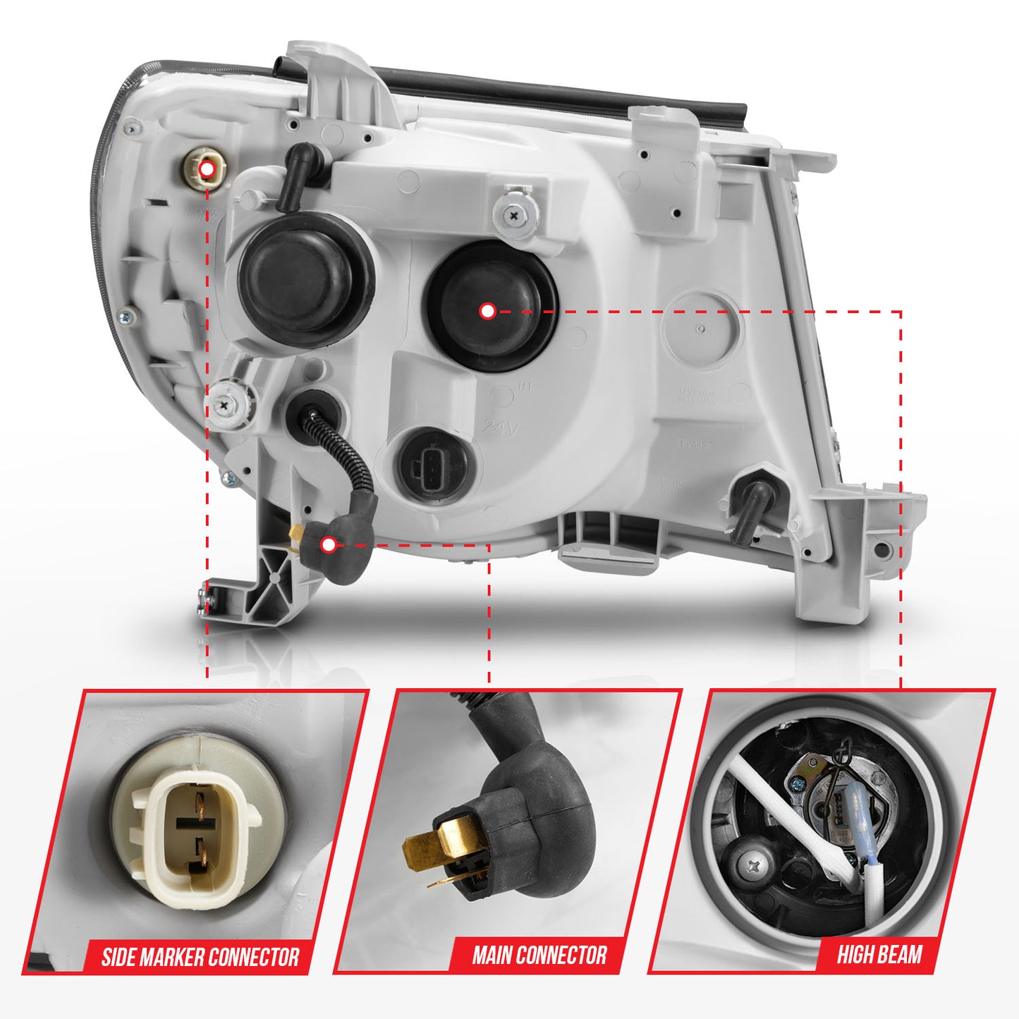 Projector Headlight by ANZO USA