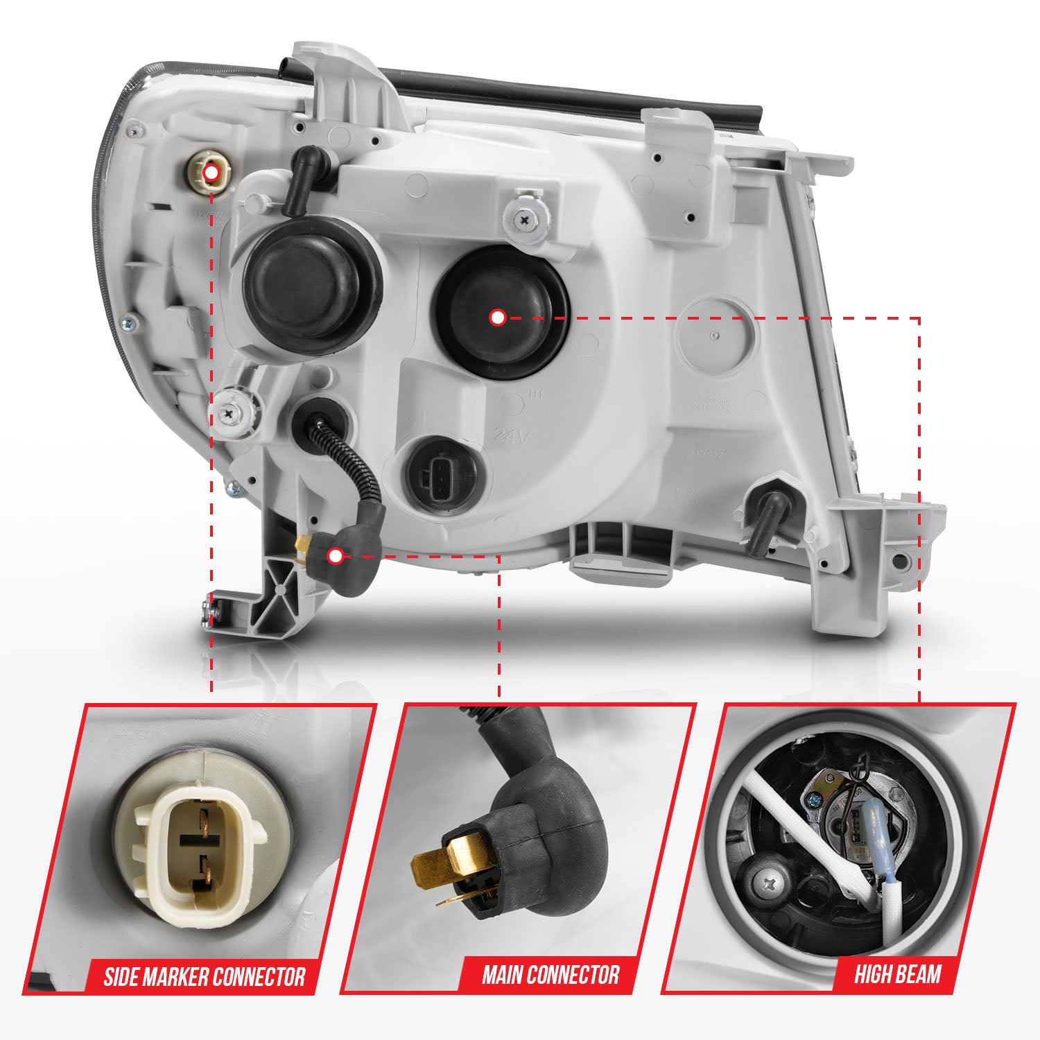 Projector Headlight by ANZO USA
