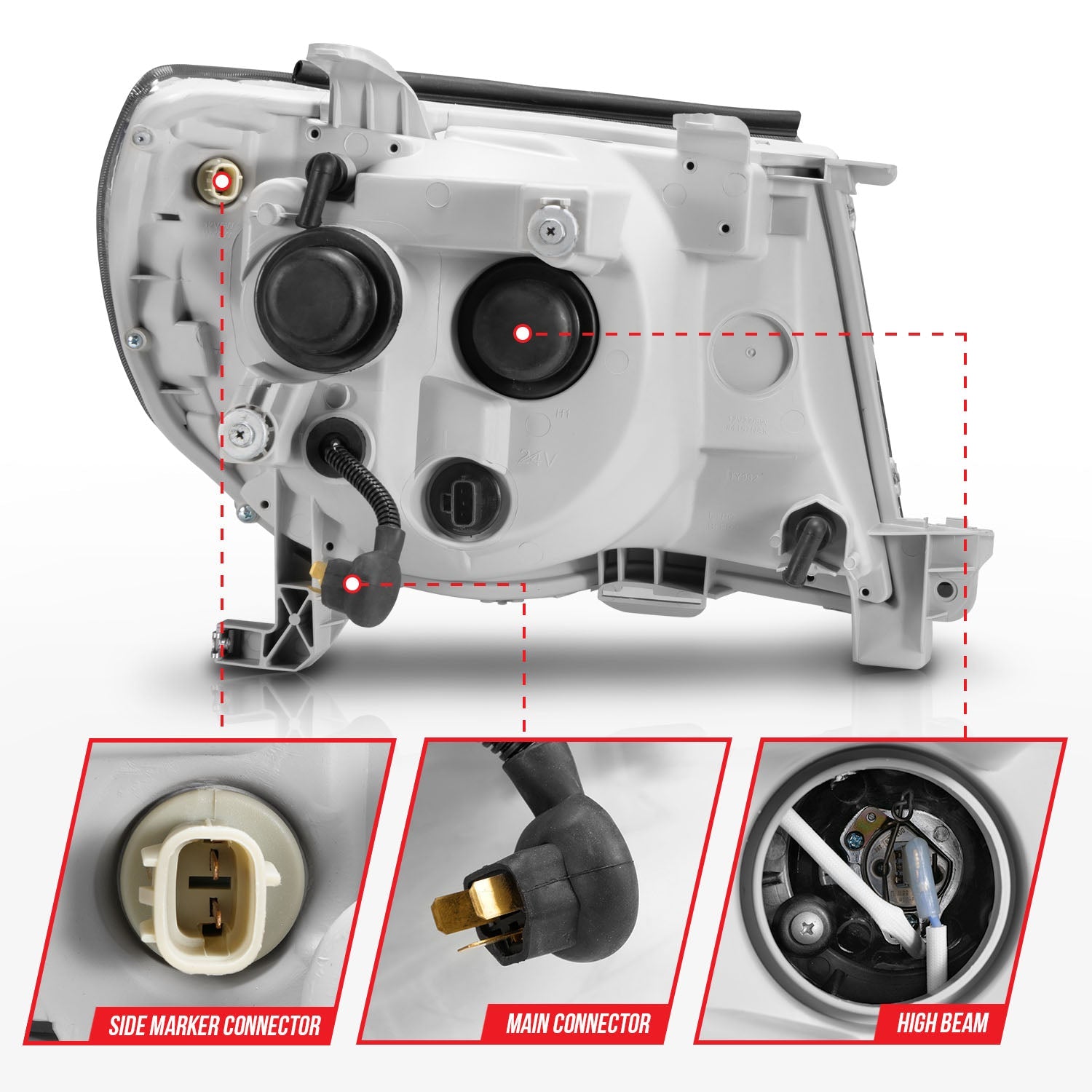 Projector Headlight by ANZO USA