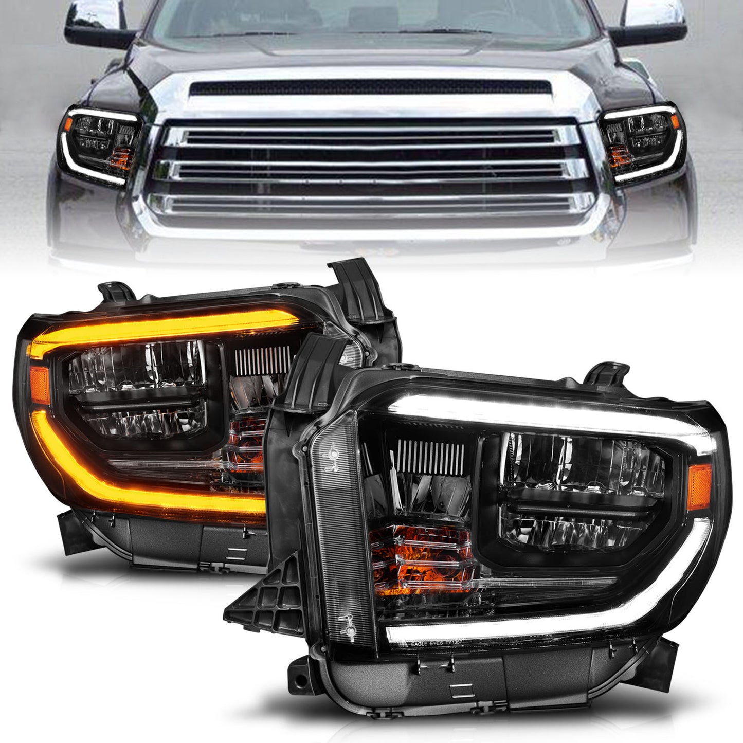 LED Crystal Headlight by ANZO USA