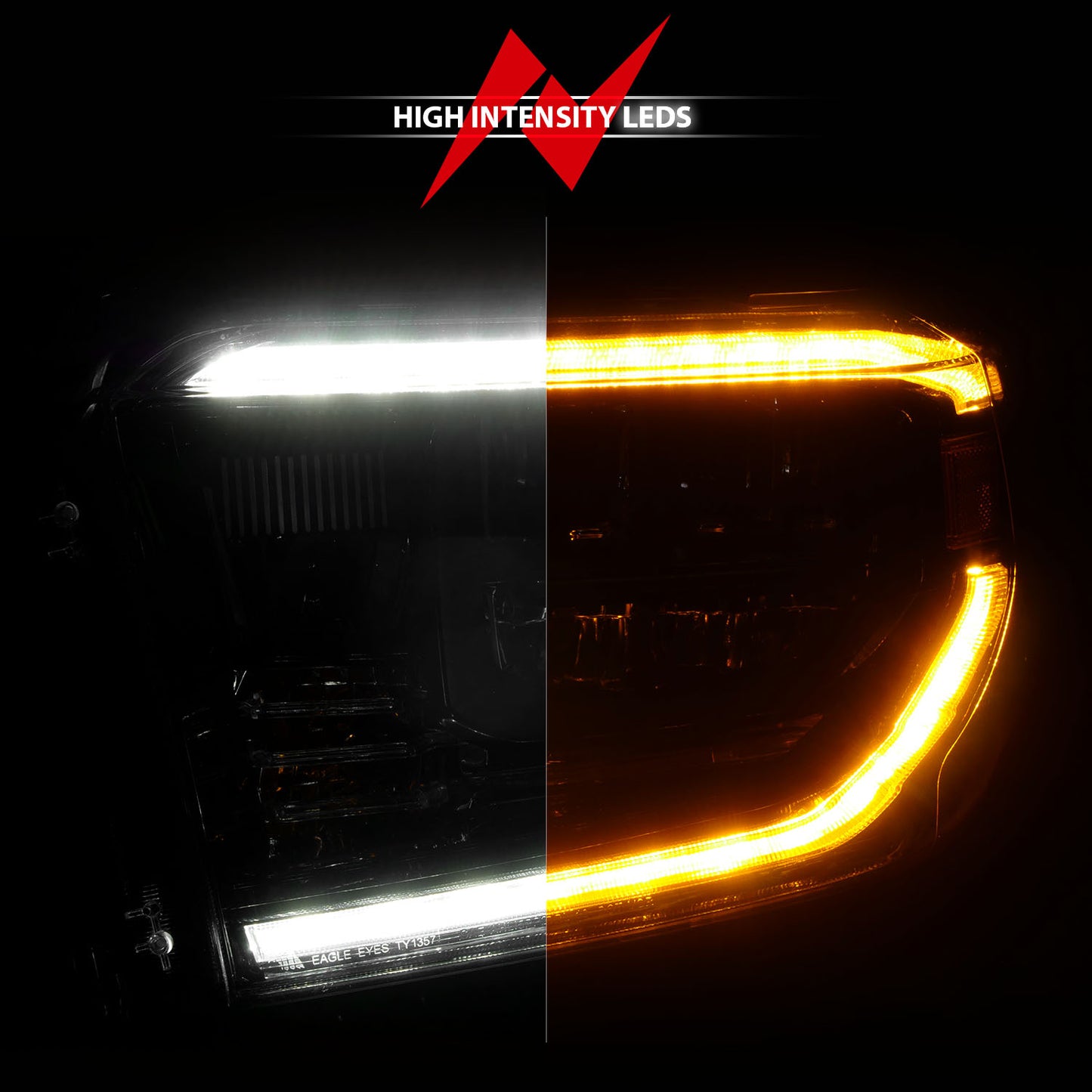 LED Crystal Headlight by ANZO USA