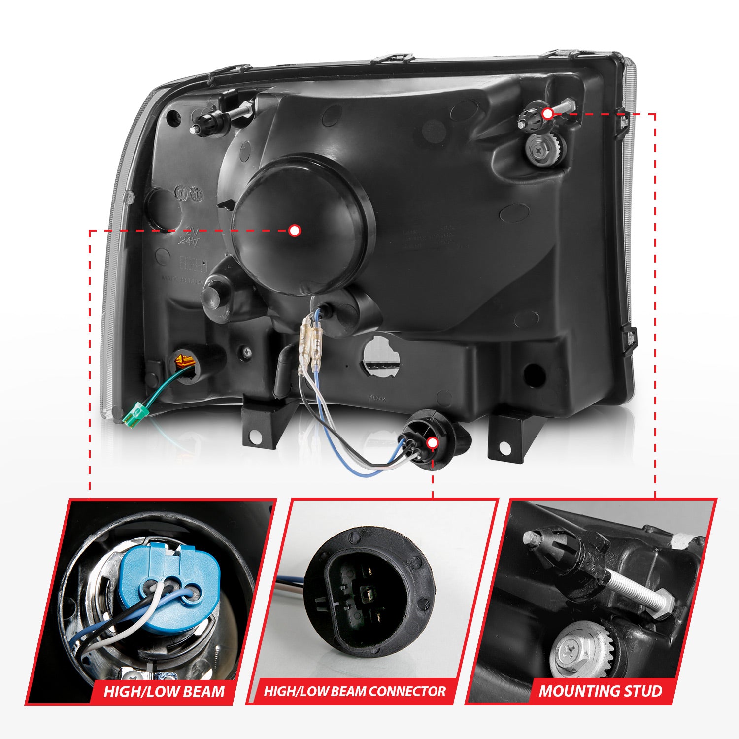 Headlight Assembly by ANZO USA