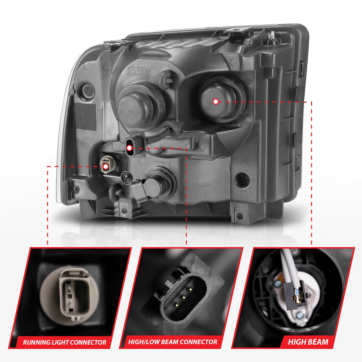 Projector Headlight by ANZO USA
