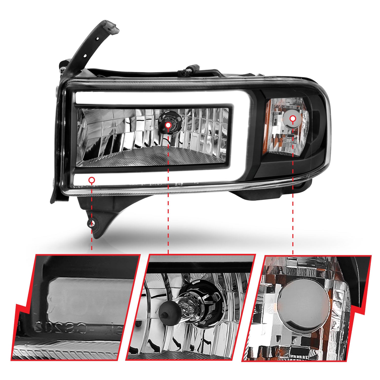 Headlight Assembly by ANZO USA