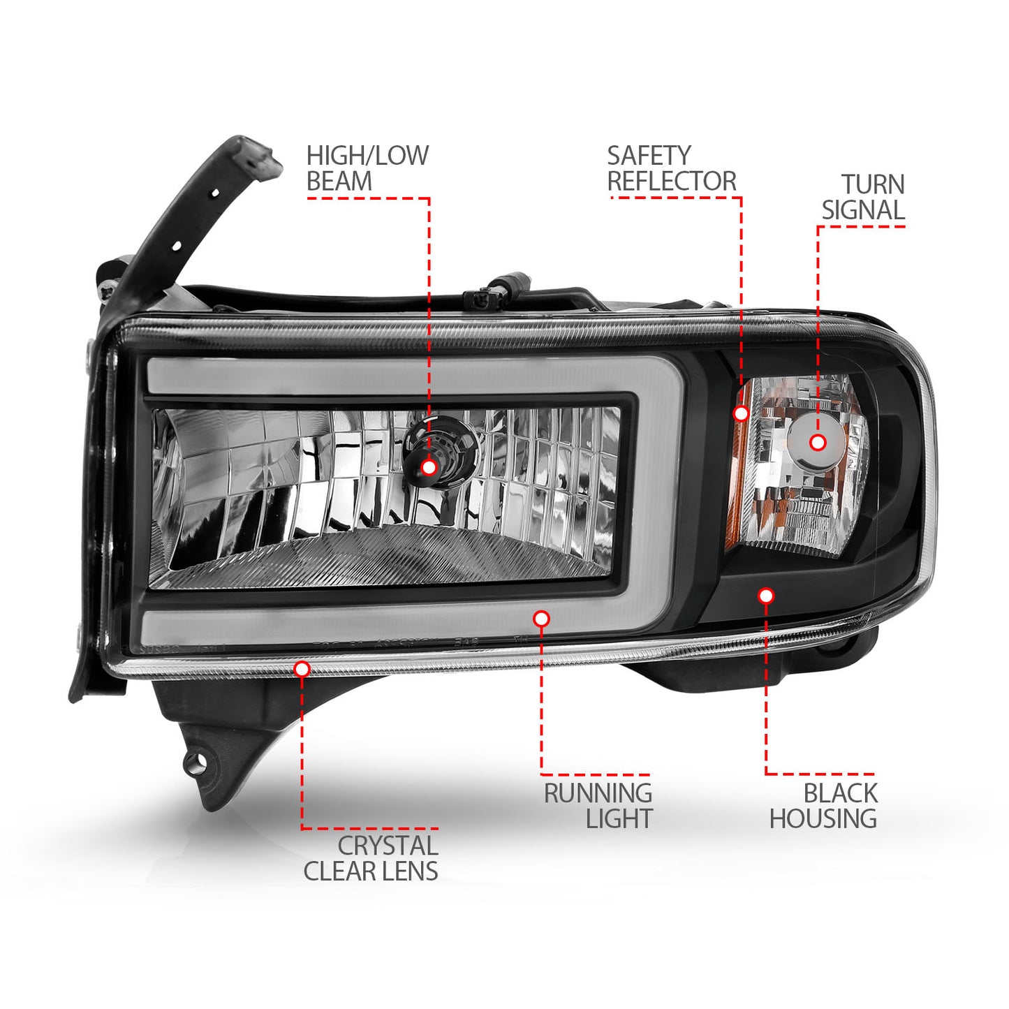 Headlight Assembly by ANZO USA