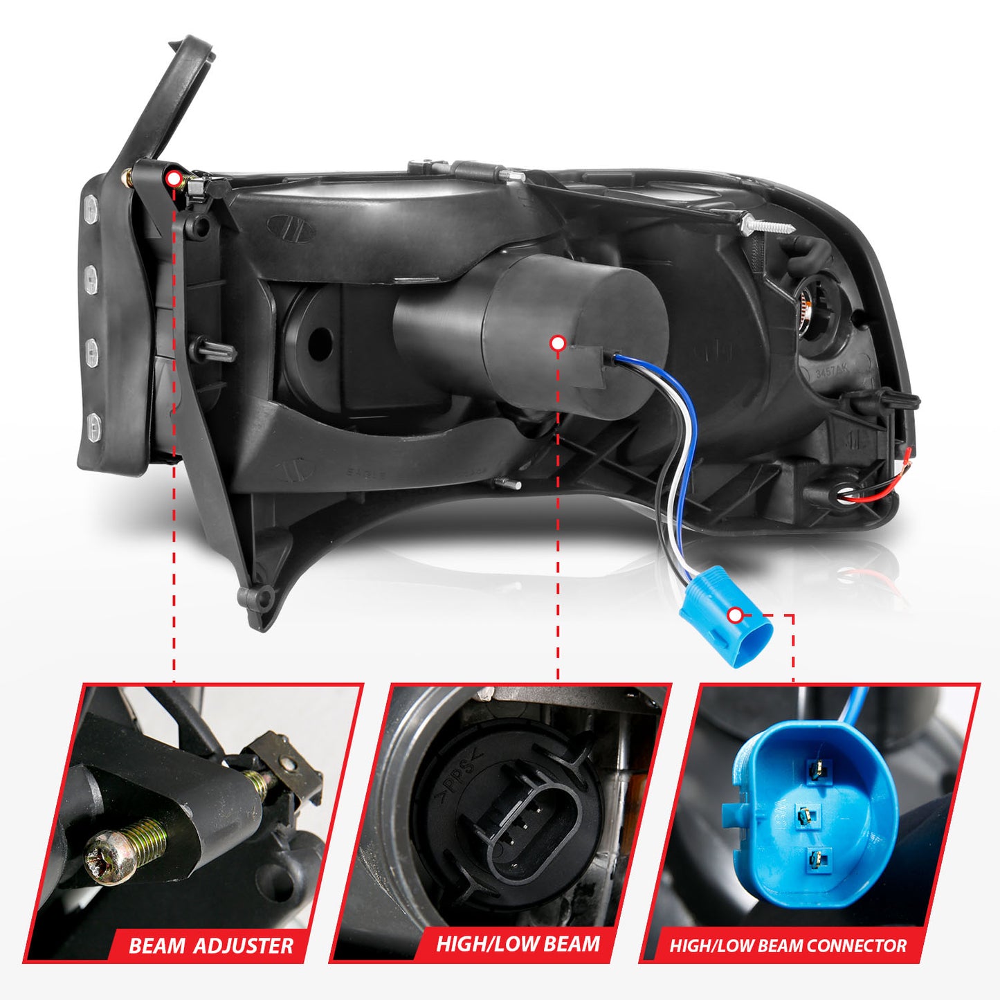 Headlight Assembly by ANZO USA
