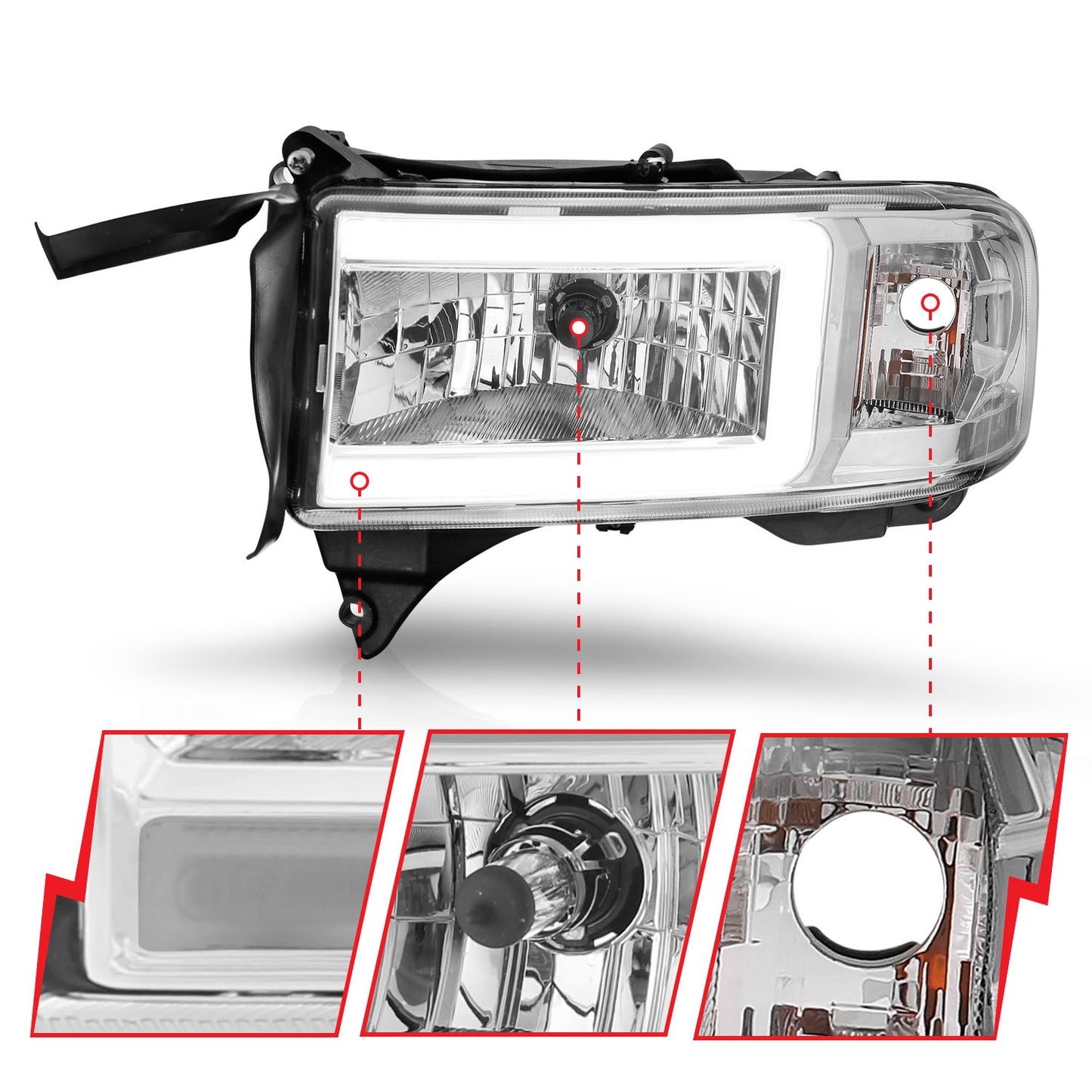 Headlight Assembly by ANZO USA