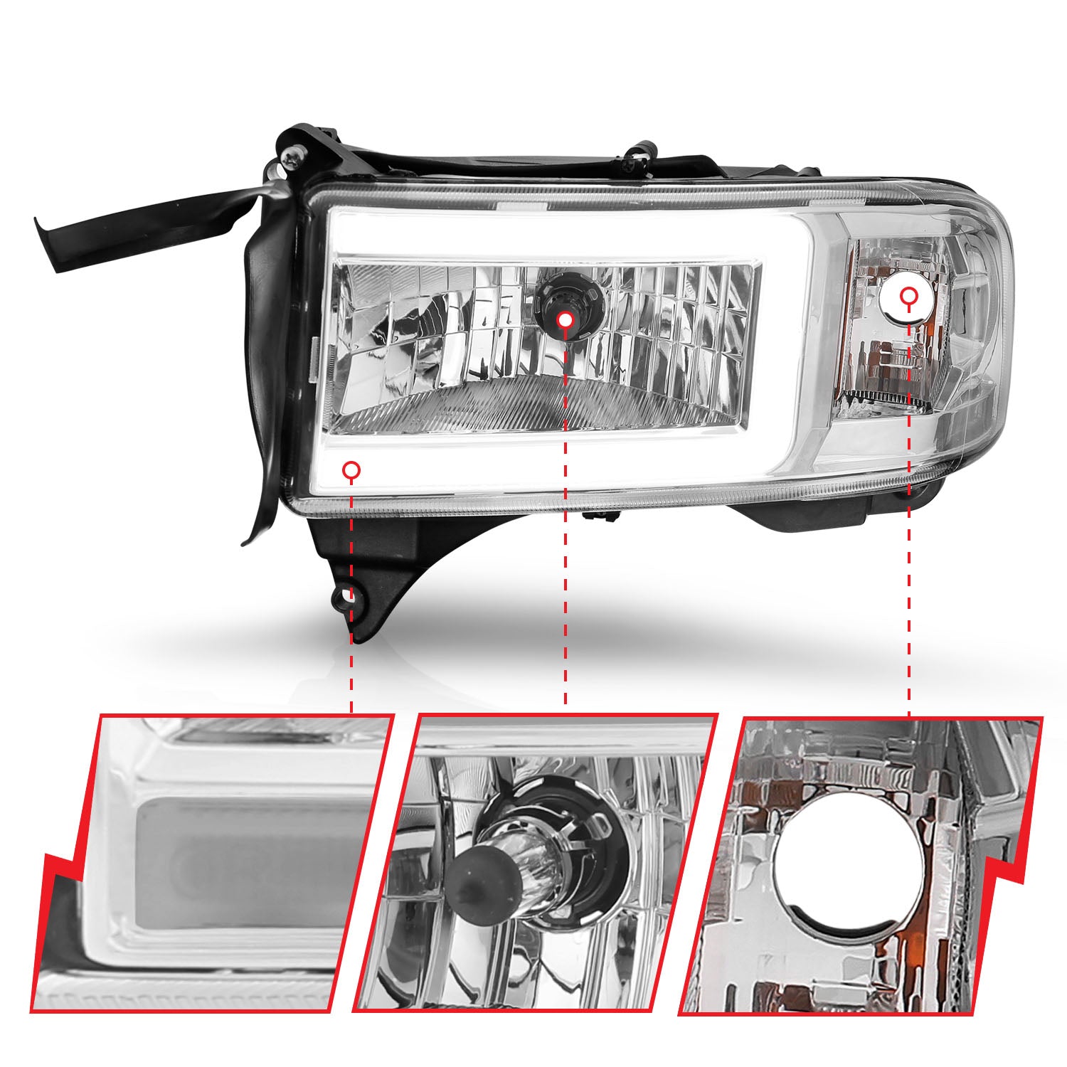 Headlight Assembly by ANZO USA