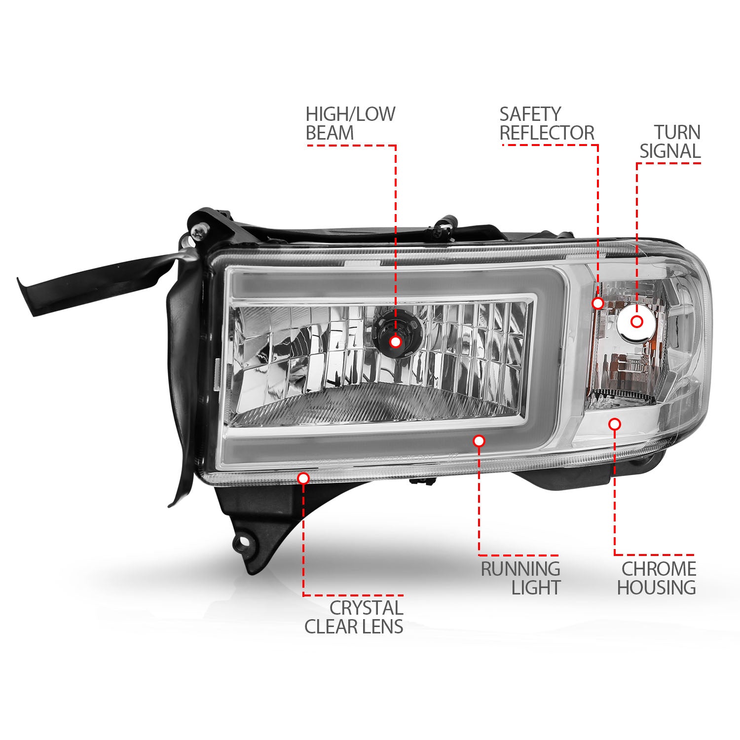 Headlight Assembly by ANZO USA