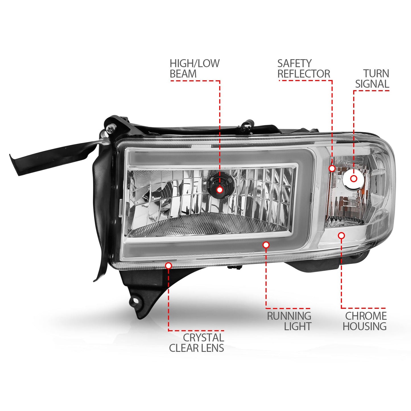 Headlight Assembly by ANZO USA