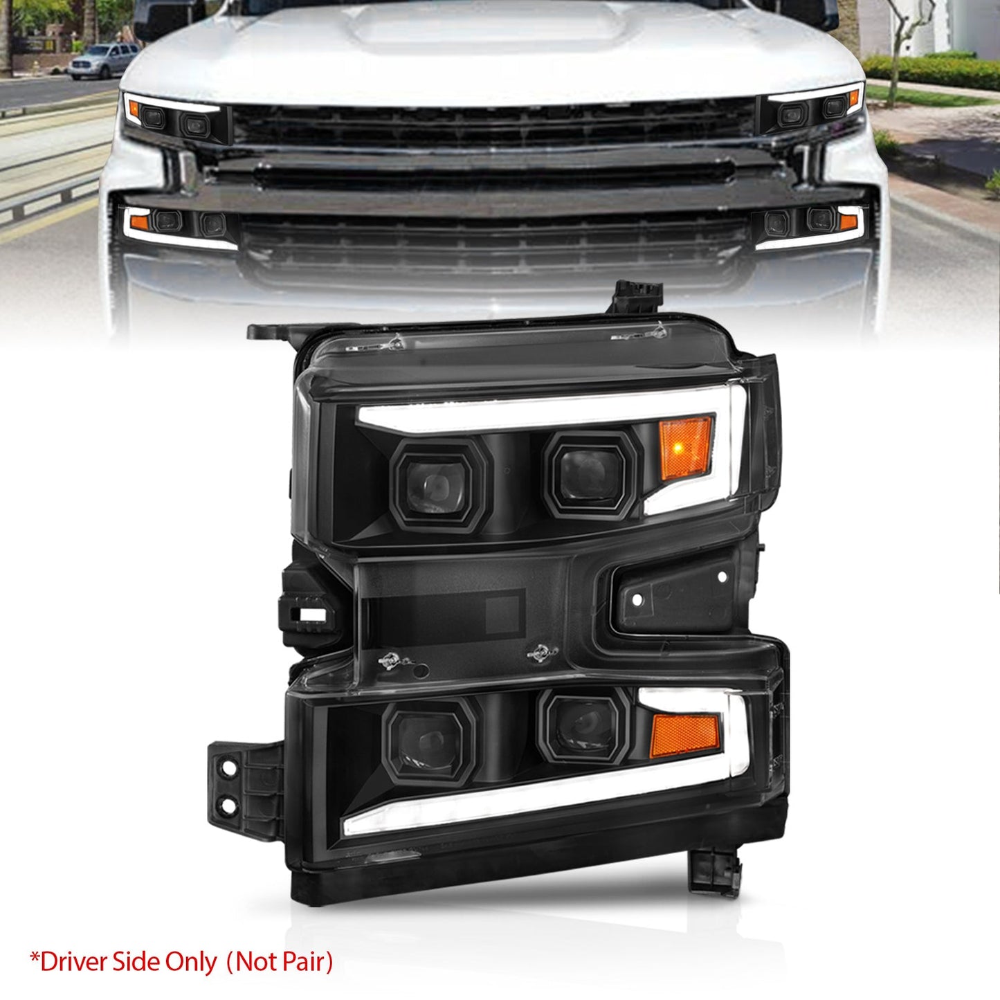 LED Projector Headlight by ANZO USA