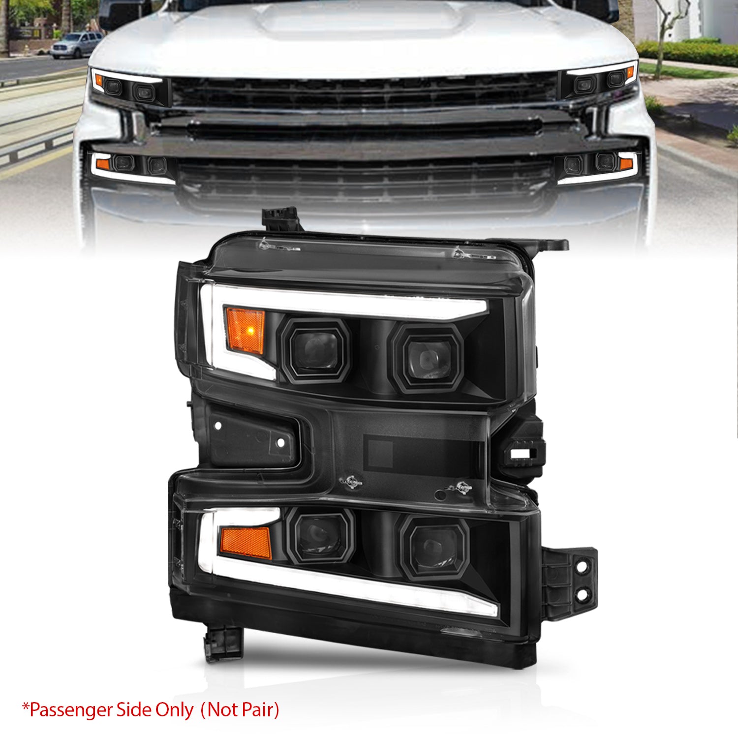 LED Projector Headlight by ANZO USA