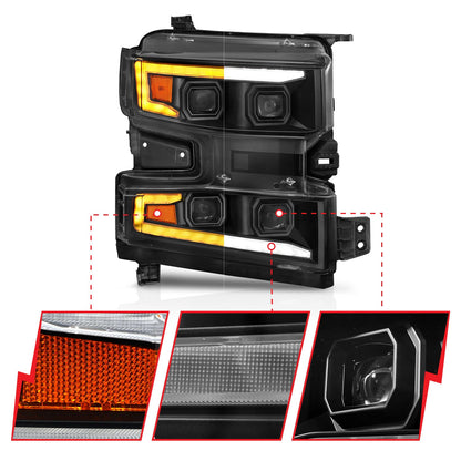 LED Projector Headlight by ANZO USA