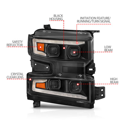 LED Projector Headlight by ANZO USA