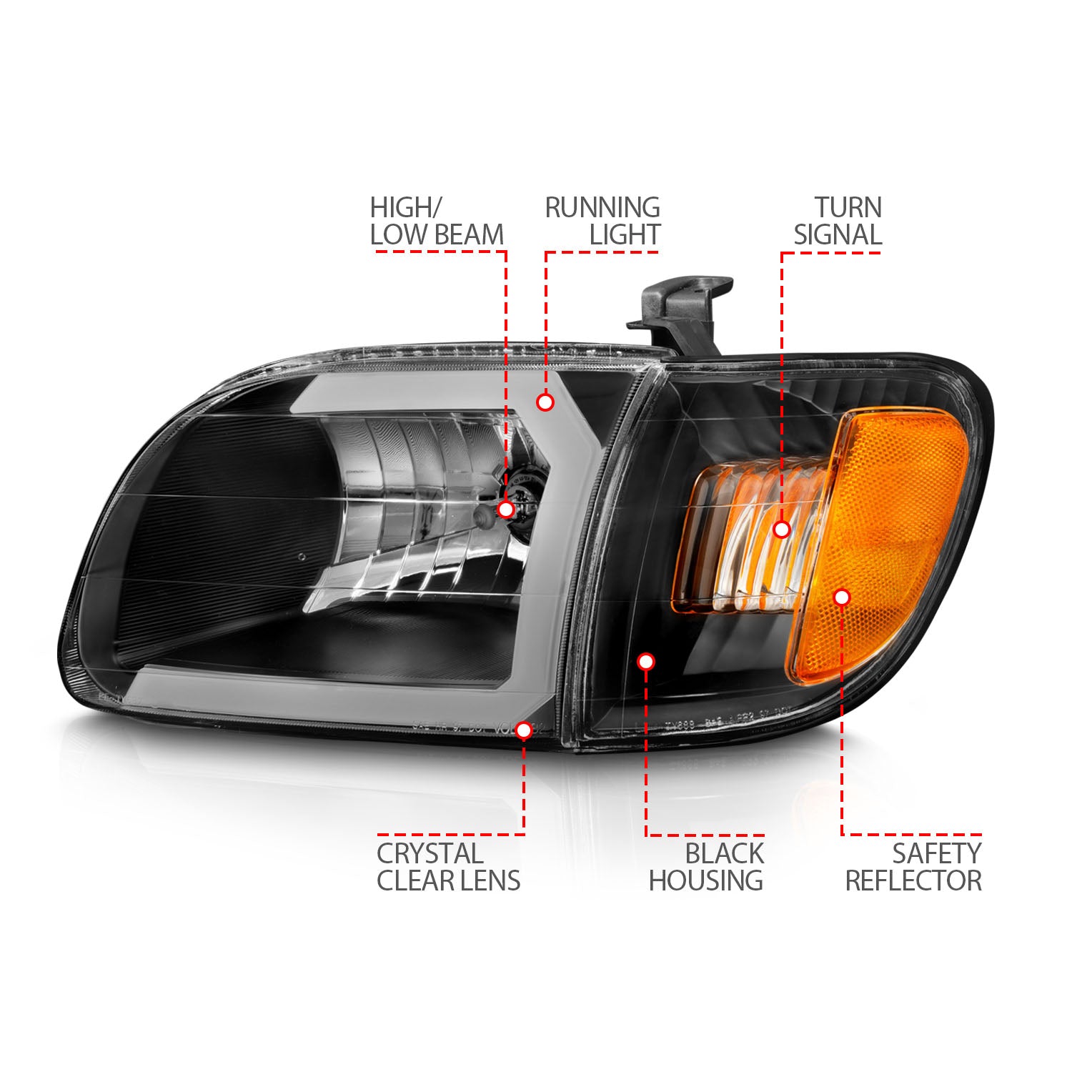 Headlight Assembly by ANZO USA
