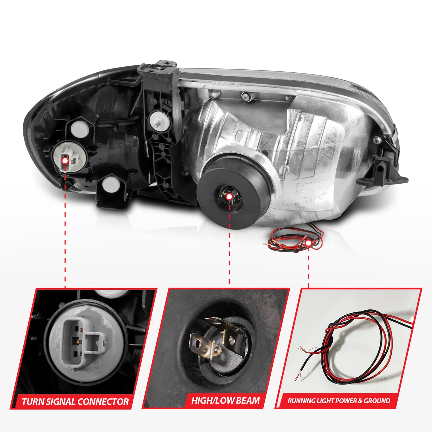 Headlight Assembly by ANZO USA