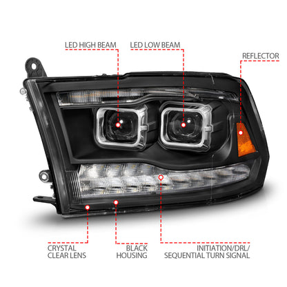 LED Projector Headlight by ANZO USA