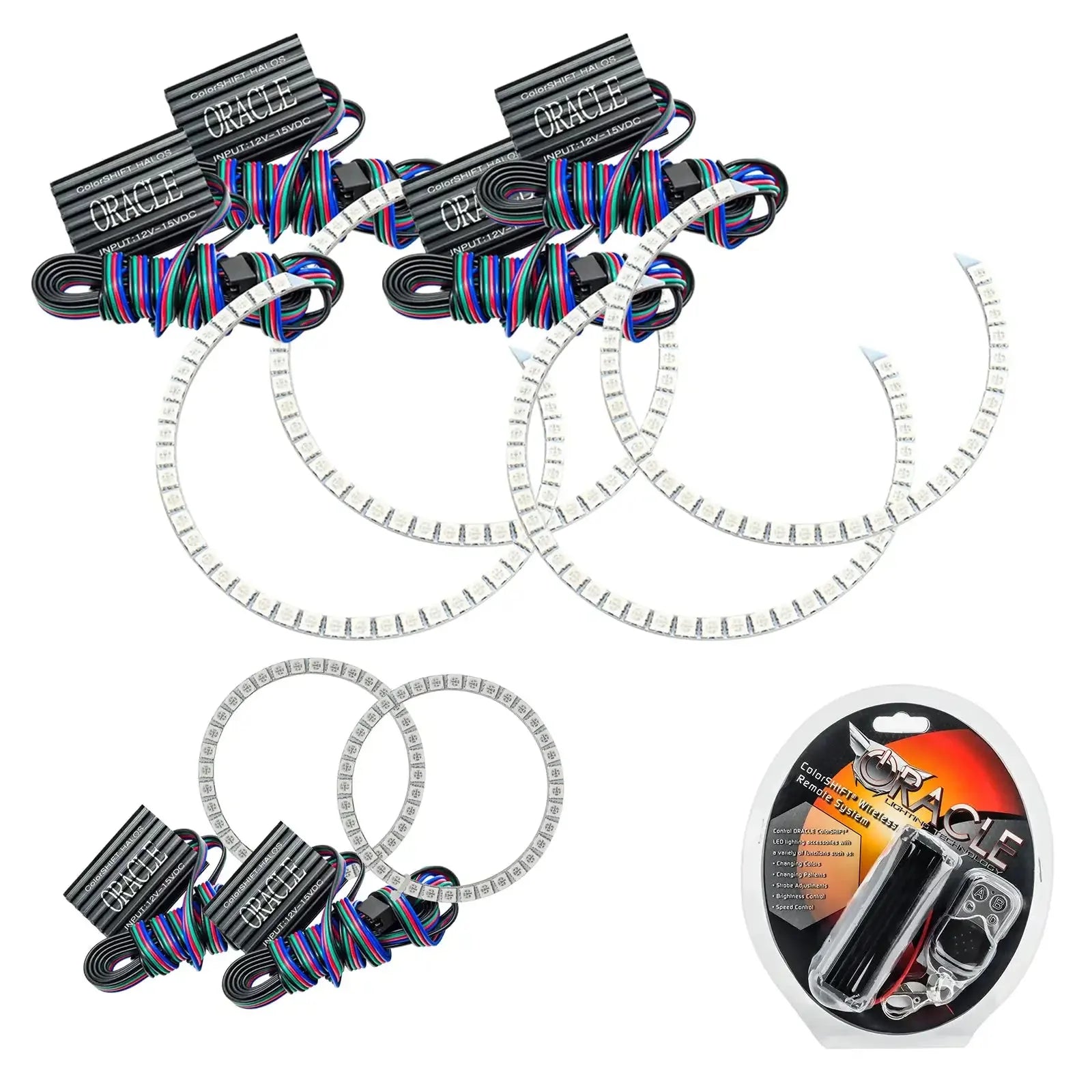 ORACLE Lighting 2005-2010 Dodge Charger LED Headlight Halo Kit by ORACLE Lighting