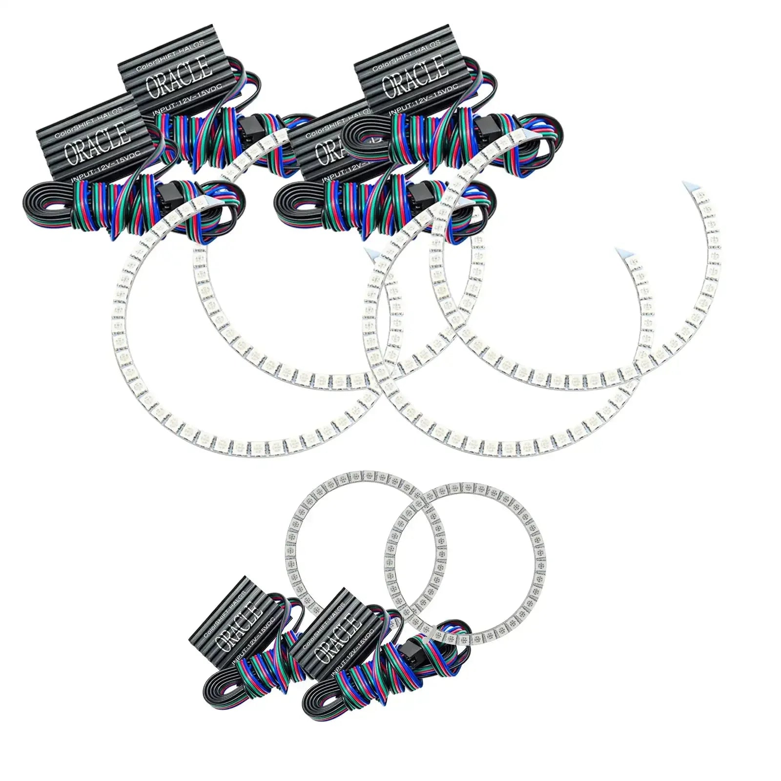 ORACLE Lighting 2005-2010 Dodge Charger LED Headlight Halo Kit by ORACLE Lighting