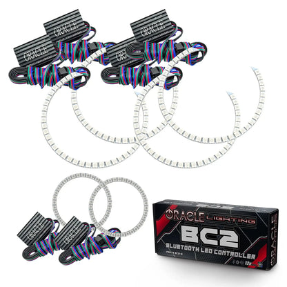 ORACLE Lighting 2005-2010 Dodge Charger LED Headlight Halo Kit by ORACLE Lighting