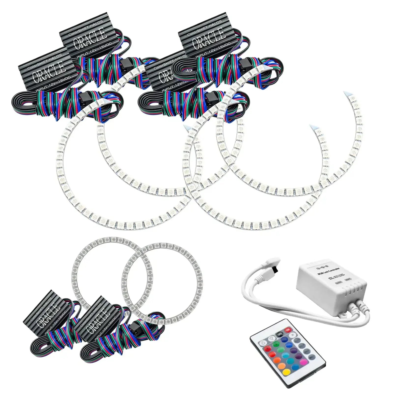 ORACLE Lighting 2005-2010 Dodge Charger LED Headlight Halo Kit by ORACLE Lighting