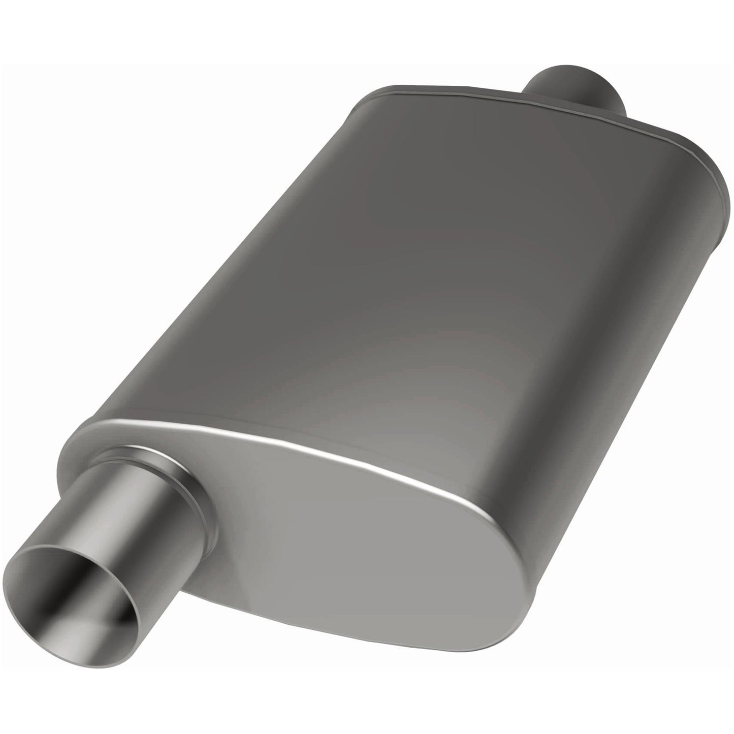 Straight-Through Performance Muffler; 2.5in. Offset/Center; 4x18x9 Body by MagnaFlow Exhaust Products
