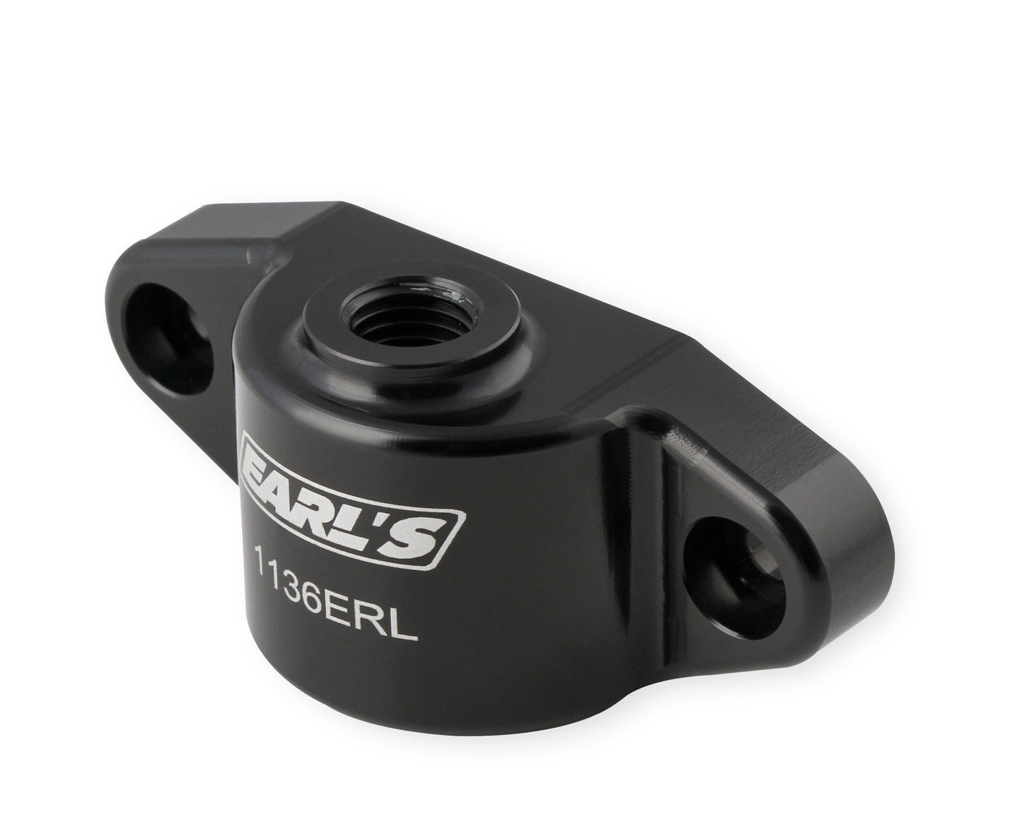 Earl's Oil Cooler Block-Off w/ 12mm x 1.5 Port - Fits Factory Sensor by Earl's Performance