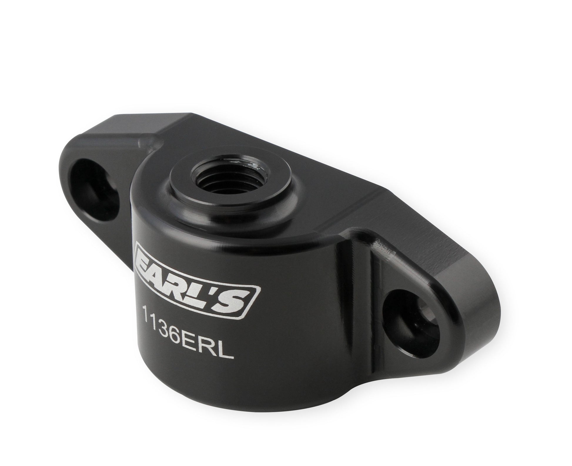 Earl's Oil Cooler Block-Off w/ 12mm x 1.5 Port - Fits Factory Sensor by Earl's Performance