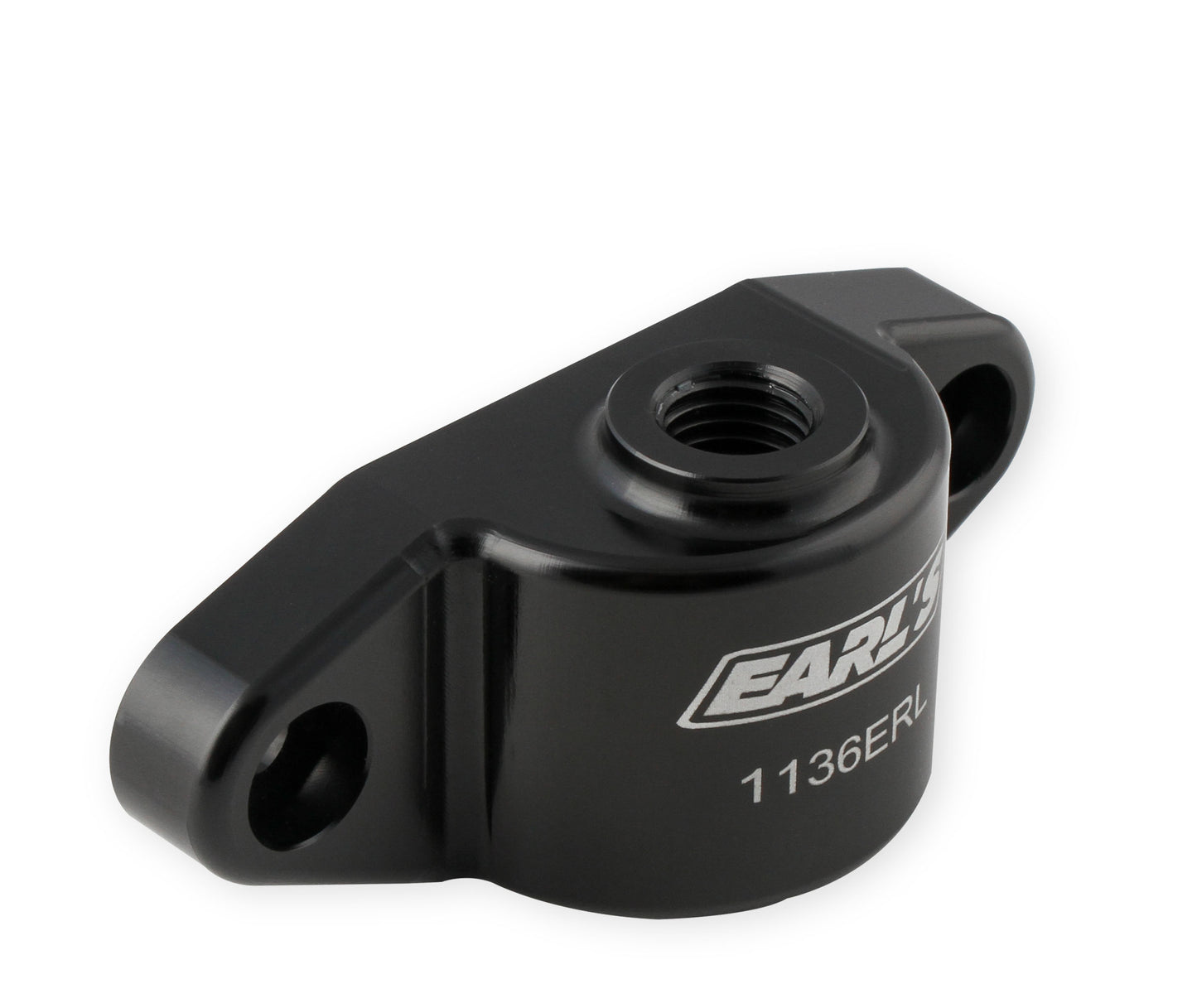 Earl's Oil Cooler Block-Off w/ 12mm x 1.5 Port - Fits Factory Sensor by Earl's Performance